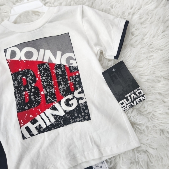 Quad Seven Baby Boys Pants Shirt set. Size 24 Months. New. - Picture 4 of 5